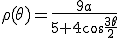 \rho(\theta)=\frac{9a}{5+4cos{\frac{3\theta}{2}}}